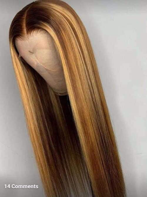 Glueless Highlighted Wig