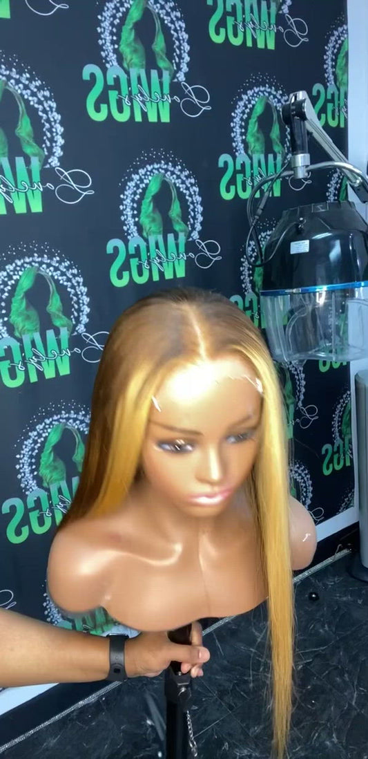 Glueless Highlighted Wig